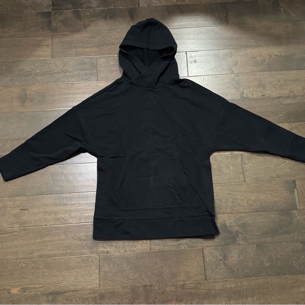 Fabletics Black Pullover Hoodie with Pockets women size XXS